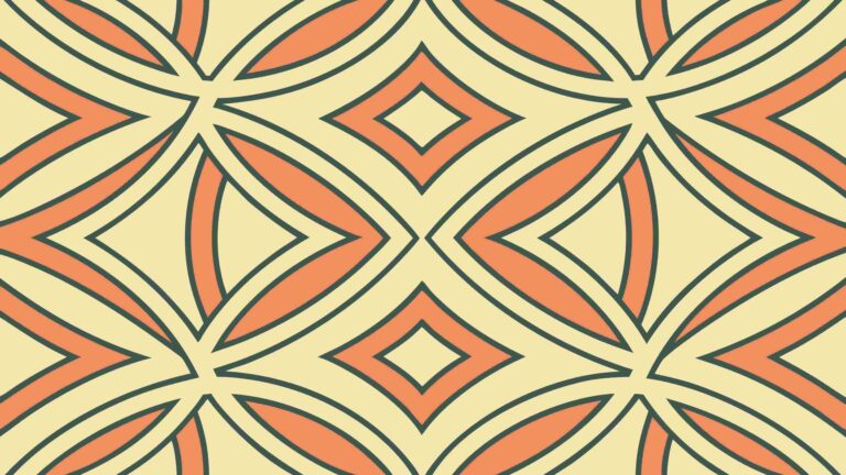 Abstract Geometric Tile Pattern in Warm Hues Vector, vector design Generative AI