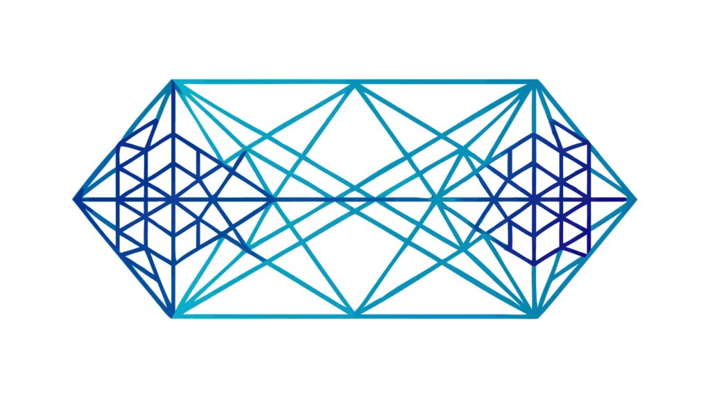 Abstract Network of Interconnected Points Vector, vector design Generative AI