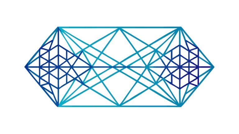Abstract Network of Interconnected Points Vector, vector design Generative AI