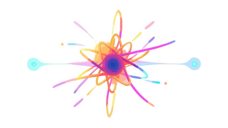 Abstract Energy Burst with Radiating Waves Vector, vector design Generative AI