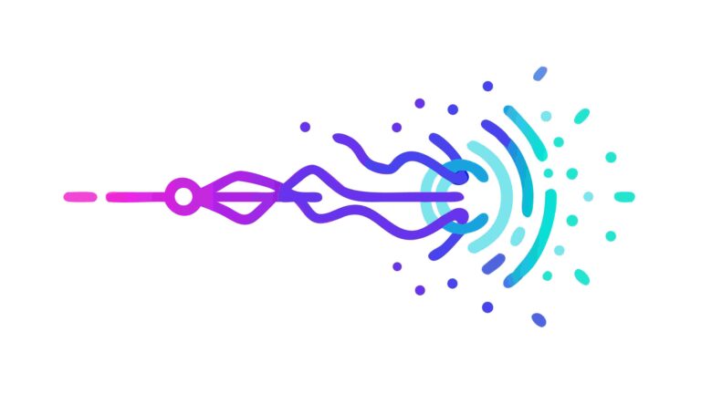Abstract Energy Pulse with Dynamic Waves Vector, vector design Generative AI