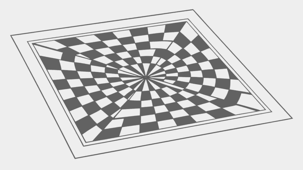 Chessboard Floor Perspective Vector Illustration, vector design Generative AI