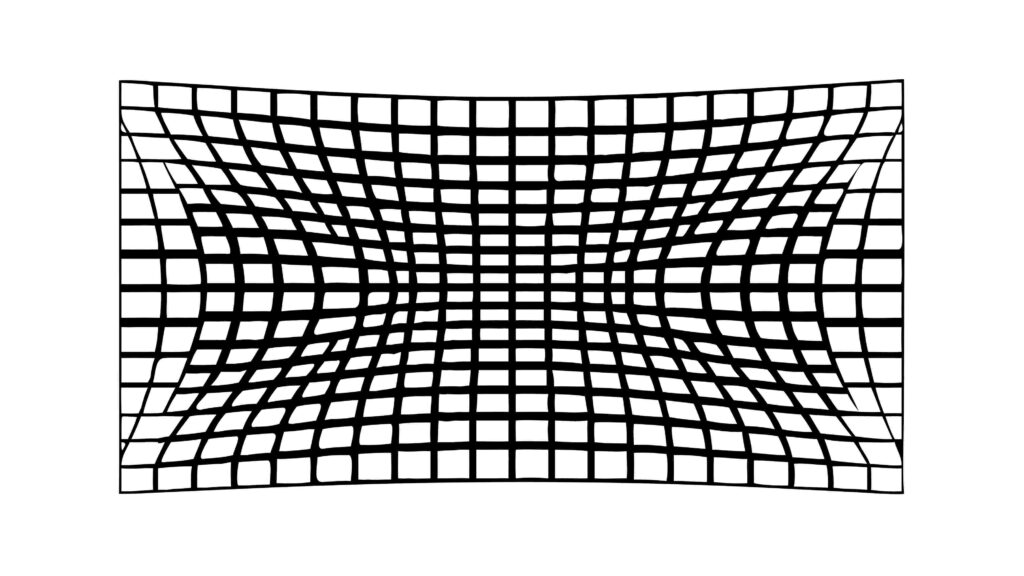 Abstract Wavy Grid Optical Illusion Vector Pattern, vector design Generative AI