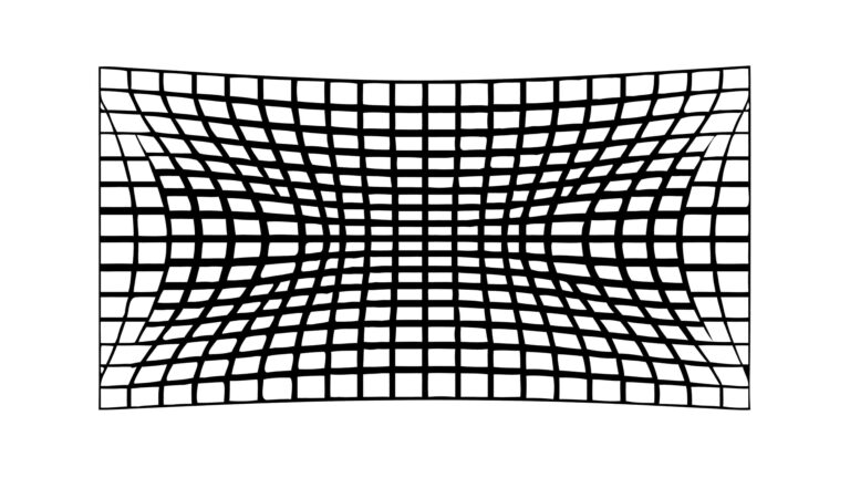 Abstract Wavy Grid Optical Illusion Vector Pattern, vector design Generative AI