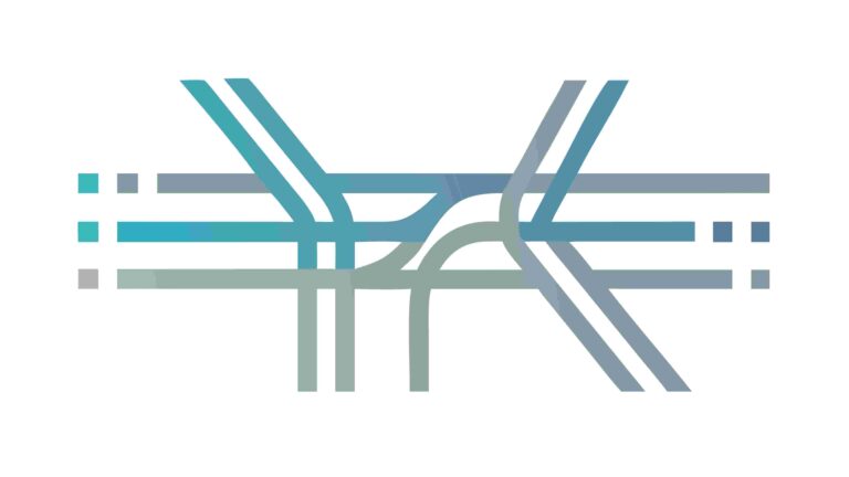 Abstract Urban Road Intersection Minimalist Vector, vector design Generative AI