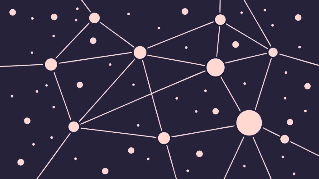 Dark Blue Cosmic Starfield Vector Background, vector design Generative AI