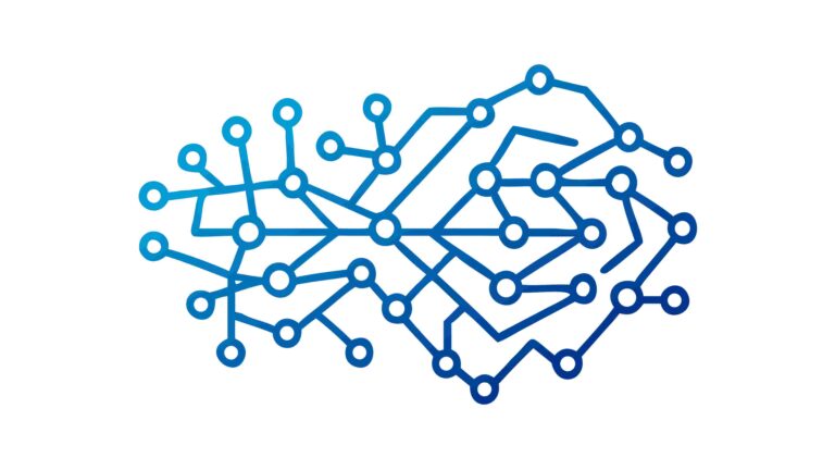 Digital Brain Circuit Board Abstract Network, vector design Generative AI