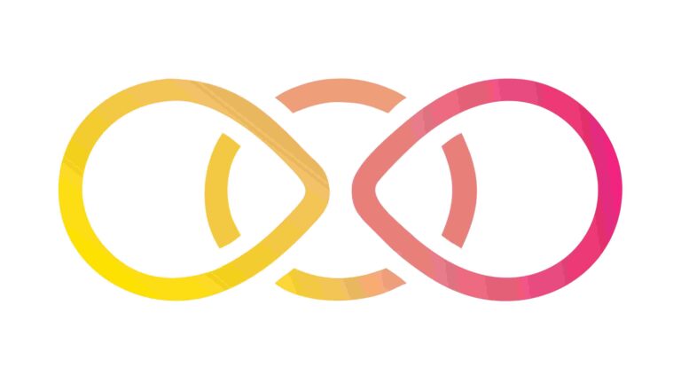 Three Interlocking Circles Infinity Symbol Vector, vector design Generative AI
