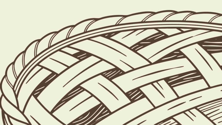 Close-up of Detailed Woven Texture Pattern, vector design Generative AI