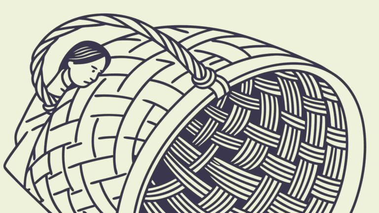 Abstract Intricate Woven Container Design, vector design Generative AI
