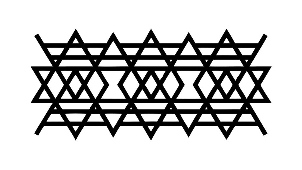 Bold Zigzag Geometric Pattern, Modern Abstract Vector Design, vector design Generative AI