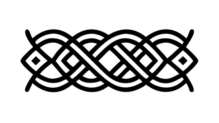 Intricate Celtic Knot Design Element, Symbolic Vector Ornament, vector design Generative AI