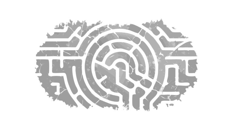 Circular Maze Puzzle, Engaging Geometric Vector Design, vector design Generative AI