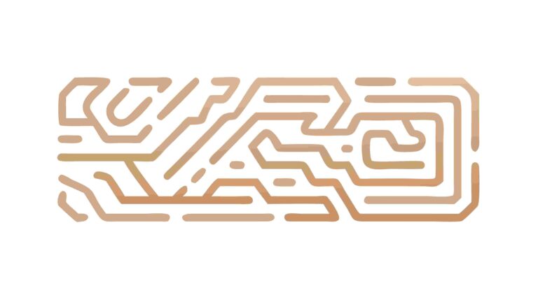 Organic Circuit Board Pattern, Abstract Technology Vector Design, vector design Generative AI