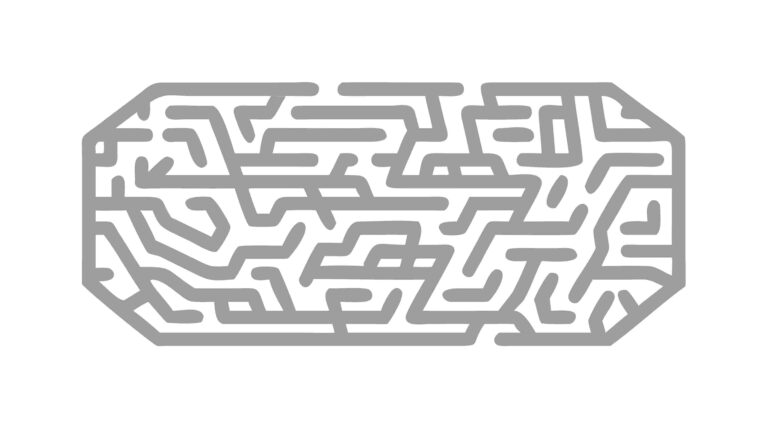 Monochromatic Rectangular Maze, Subtle Puzzle Vector Design, vector design Generative AI