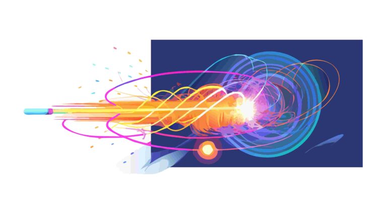 Dynamic Glowing Light Trails, Abstract Energy Flow Vector Art, vector design Generative AI