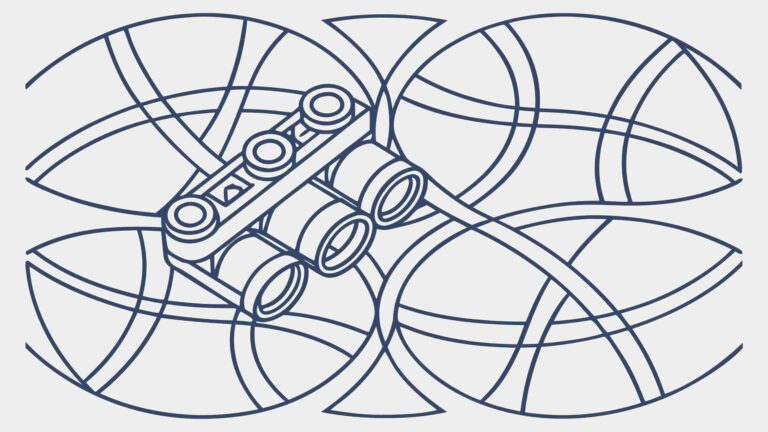 Abstract Overlapping Circular Lines, Interconnected Modern Pattern, vector design Generative AI
