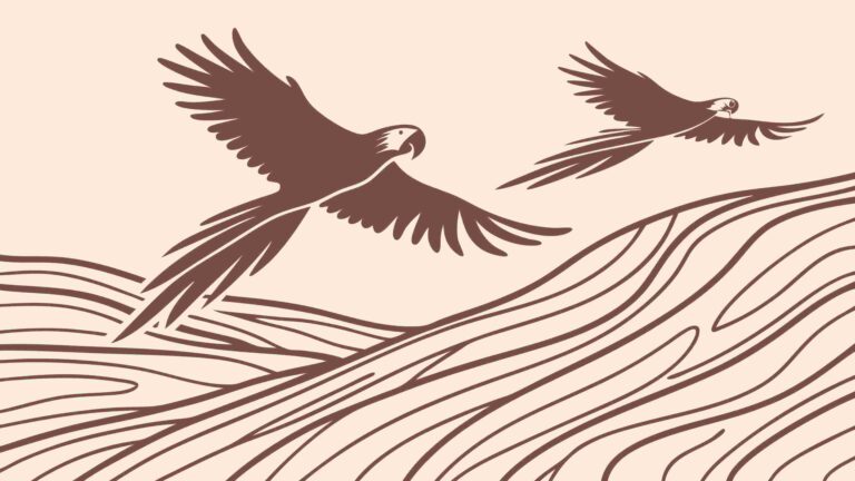 Abstract Birds in Dynamic Flight, Expressive Wildlife Vector Art, vector design Generative AI