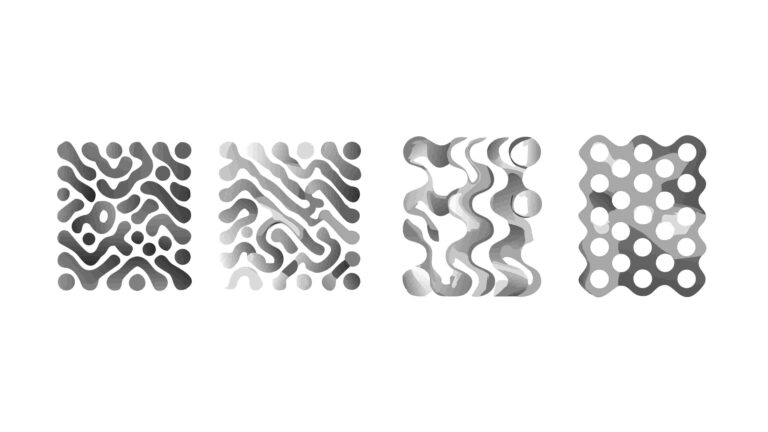 Modern Geometric Grid Patterns, Abstract Background Elements, vector design Generative AI