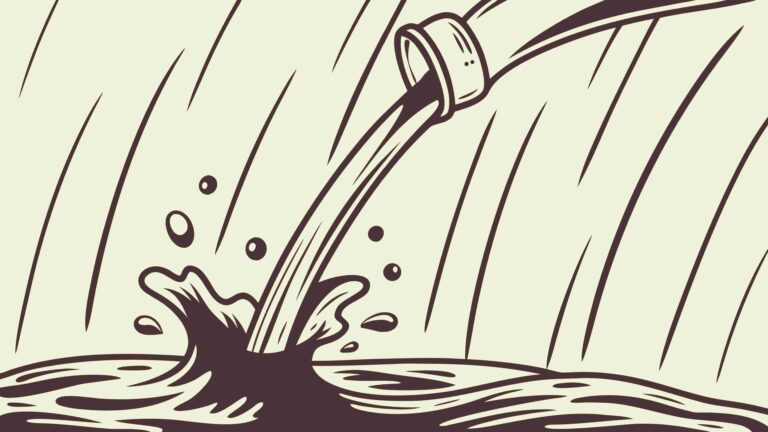 Liquid Pouring from Container, Dynamic Flow Effect, vector design Generative AI