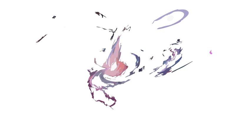 Dynamic Abstract Paint Swirl with Fluid Motion, vector design Generative AI