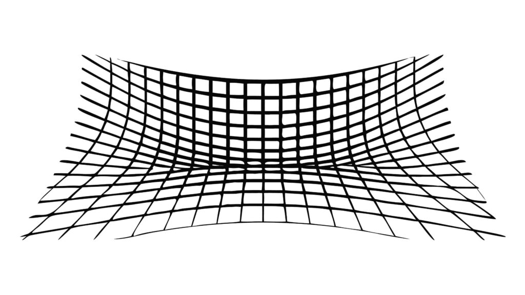 Abstract Mesh Grid Surface, Digital Technology Background, vector design Generative AI