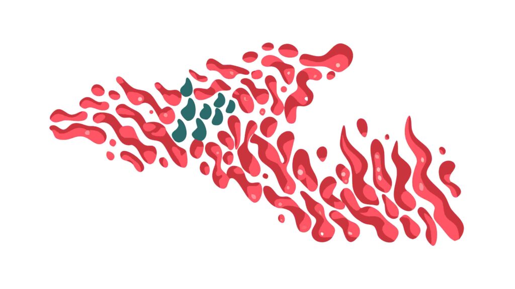 Abstract Dynamic Flames and Fire Elements, vector design Generative AI