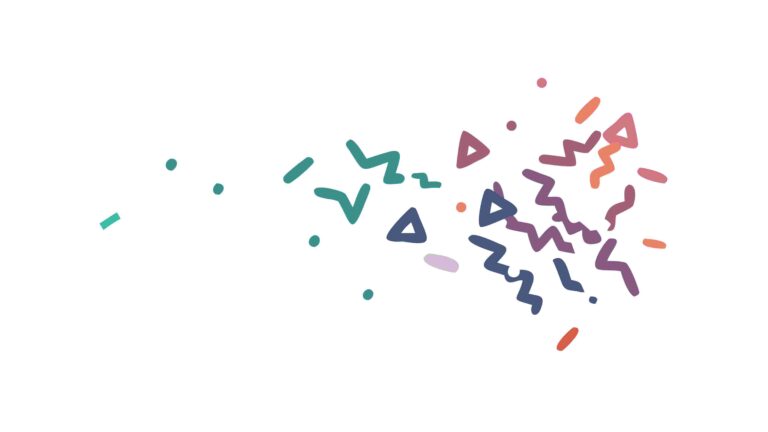 Dynamic Abstract Geometric Fragmented Design Elements, vector design Generative AI