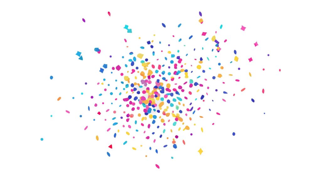 Energetic Scattered Particles Dynamic Abstract Design, vector design Generative AI