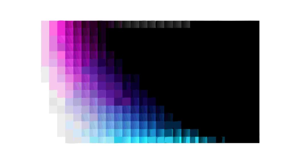 Pixelated Abstract Blue Purple Gradient Background, vector design Generative AI