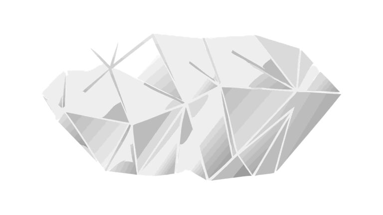 Pristine Abstract Low Poly Geometric White Surface, vector design Generative AI