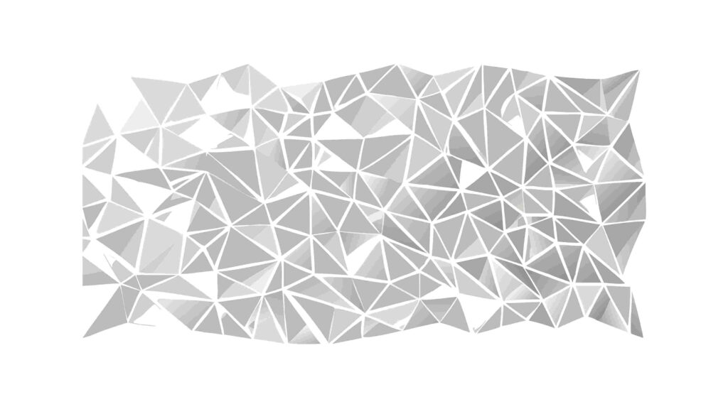 Abstract Low Poly Geometric Light Grey Background, vector design Generative AI