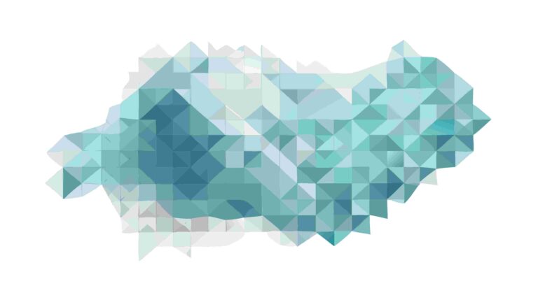 Abstract Low Poly Cloud Shape Vector Art, vector design Generative AI