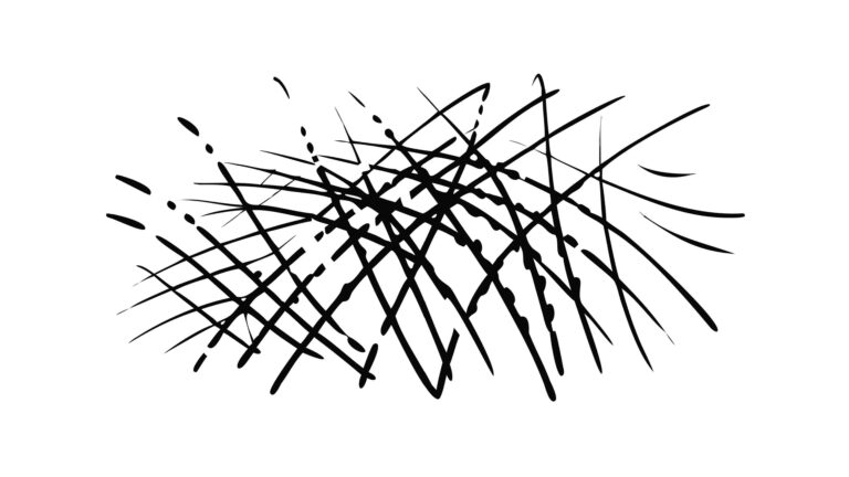 Abstract Chaotic Thin Line Pattern Vector, vector design Generative AI