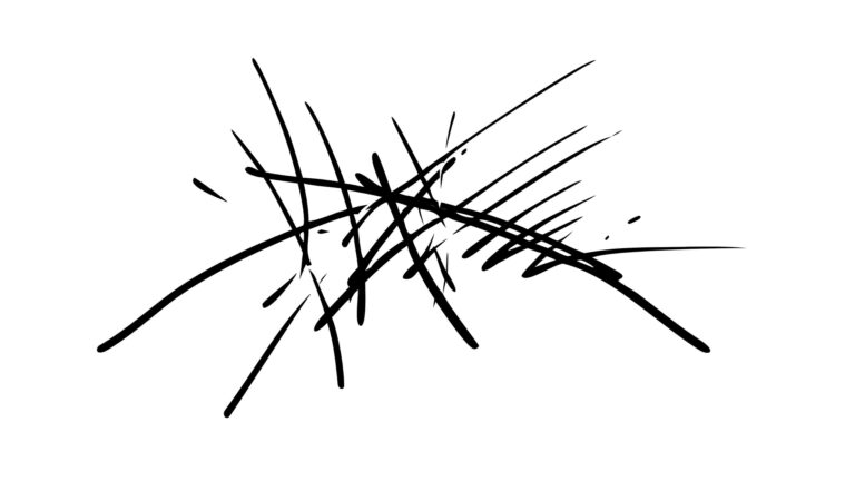 Abstract Scribble Sketch Lines Vector Element, vector design Generative AI
