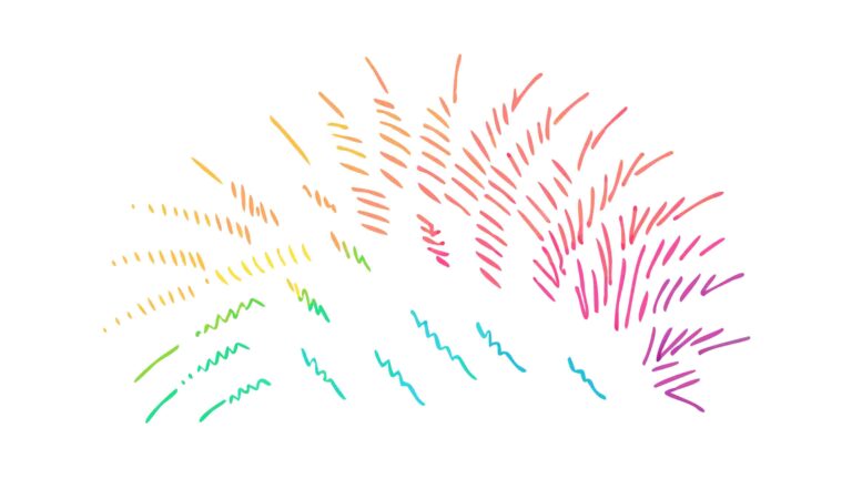 Abstract Organic Lines Pattern Vector Element, vector design Generative AI