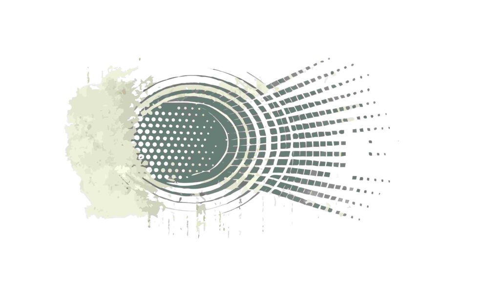 Abstract Halftone Radial Burst Vector Texture, vector design Generative AI