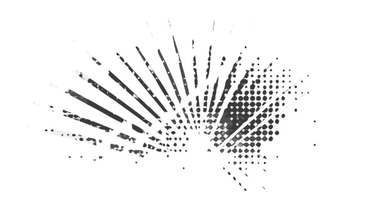 Abstract Halftone Concentric Rays Vector Effect, vector design Generative AI