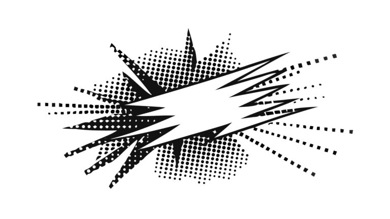 Abstract Comic Book Speed Lines Burst Vector, vector design Generative AI