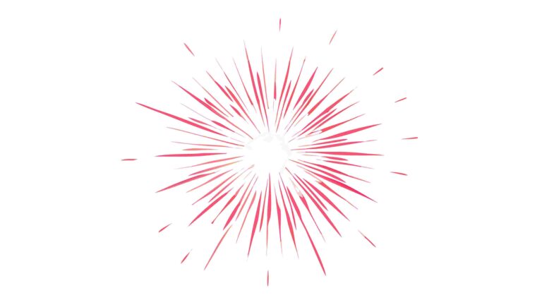 Abstract Pink Starburst Explosion Vector Graphic, vector design Generative AI