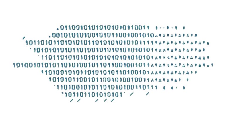Binary Code Abstract Data Stream Vector Background, vector design Generative AI