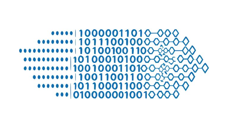 Data Stream Flowing into Human Head Vector Concept, vector design Generative AI