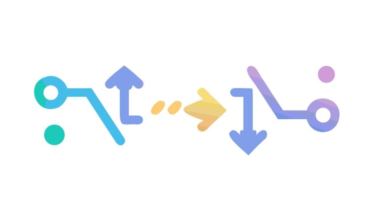 Abstract Data Flow & Direction Arrows Vector, vector design Generative AI