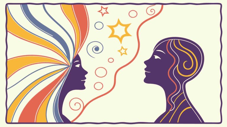 Creative Mind & Expanding Thought Vector Concept, vector design Generative AI