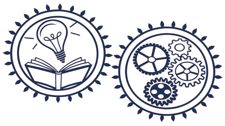 Innovation and Learning Mechanical Gears Vector Icon, vector design Generative AI
