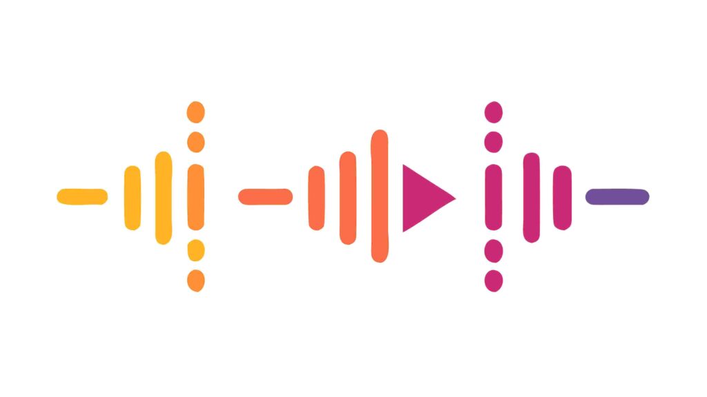 Abstract Digital Sound Waveform Minimalist Vector, vector design Generative AI