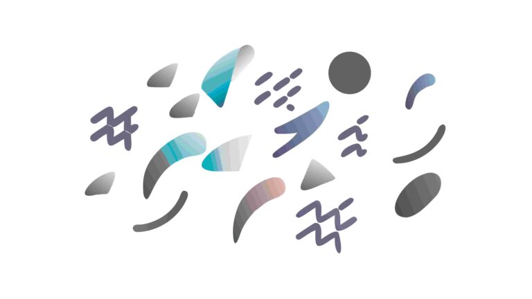 Abstract Broken Geometric Fragments Vector, vector design Generative AI