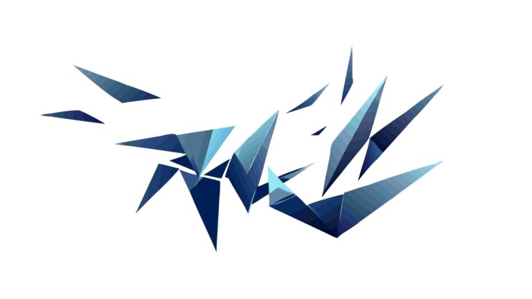 Geometric Abstract Broken Glass or Ice Effect, vector design Generative AI