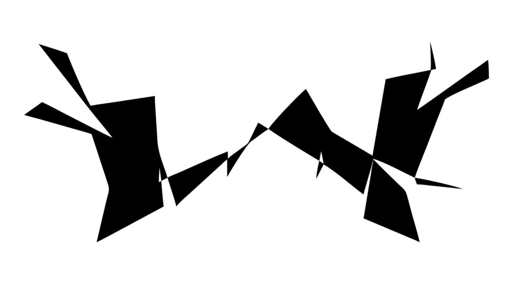 Abstract Geometric Shard Cluster Design Element, vector design Generative AI