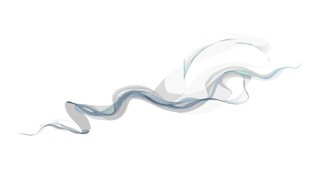 Subtle Abstract Wavy Lines Element in Grey Tones, vector design Generative AI